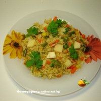 Рис со смесью овощей