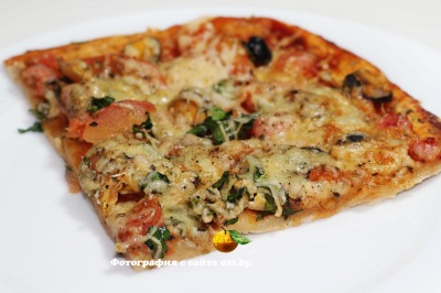 фото Пицца с морепродуктами